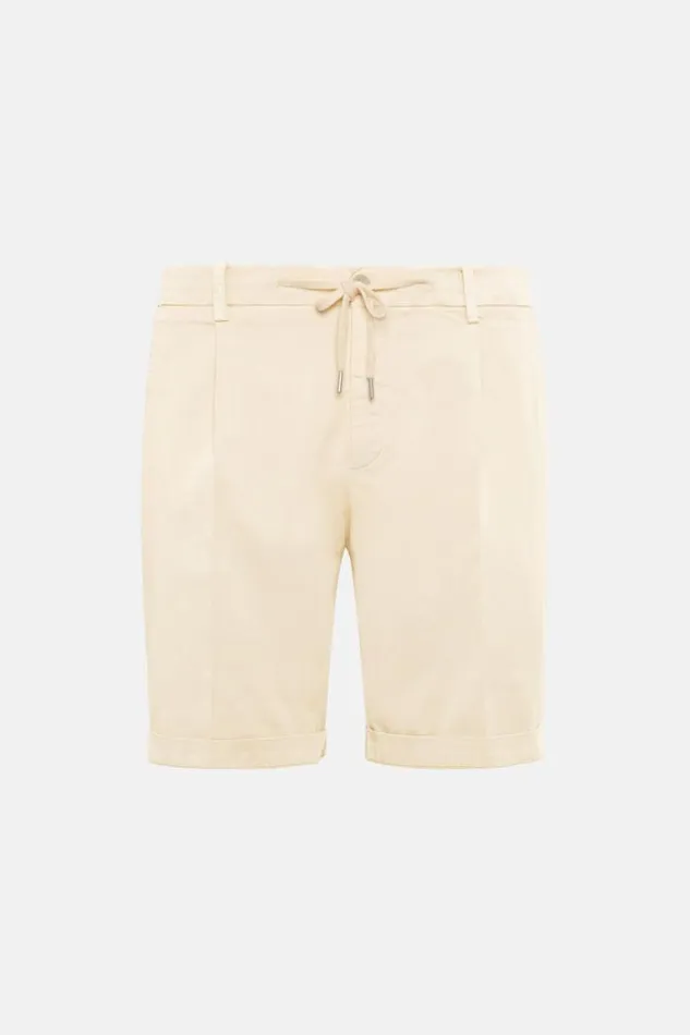 Bermuda Men Boggi Milano Stretch Cotton Summer Bermuda Shorts Yellow