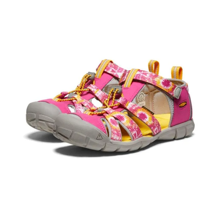 Big Kids039 Yellow Print Water Sandals 8211 Seacamp II CNX Kids KEEN Big Kids Big Kids039 Yellow Print Water Sandals 8211 Seacamp II CNX Kids KEEN Big Kids