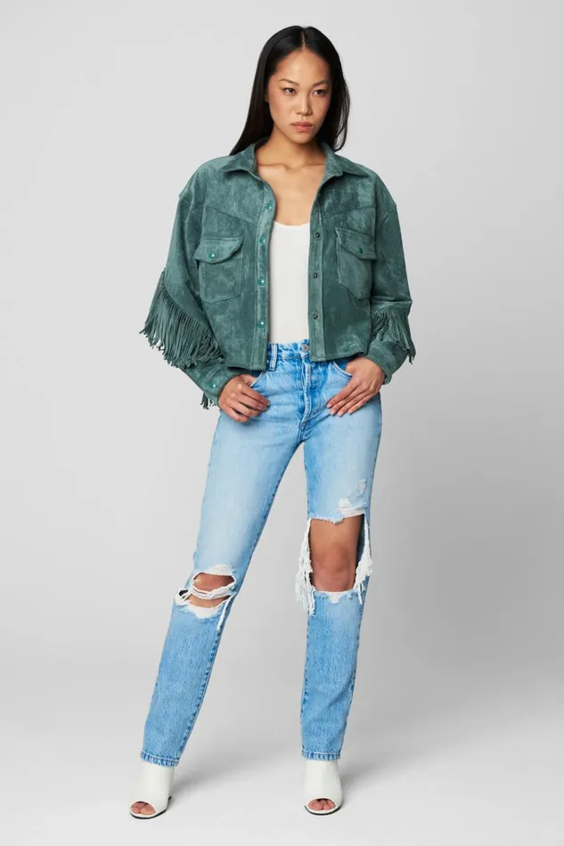 Blank Nyc Olive Branch Shacket Women Jackets