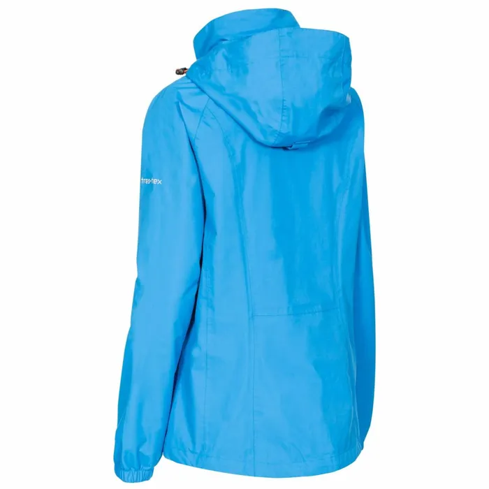 Blyton Waterproof Jacket Vibrant Blue Women Trespass Waterproof Jackets