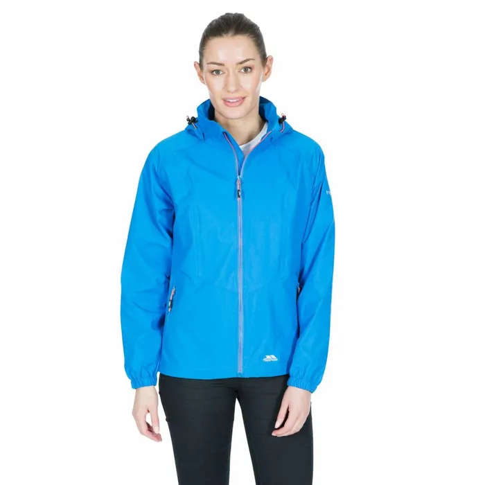 Blyton Waterproof Jacket Vibrant Blue Women Trespass Waterproof Jackets