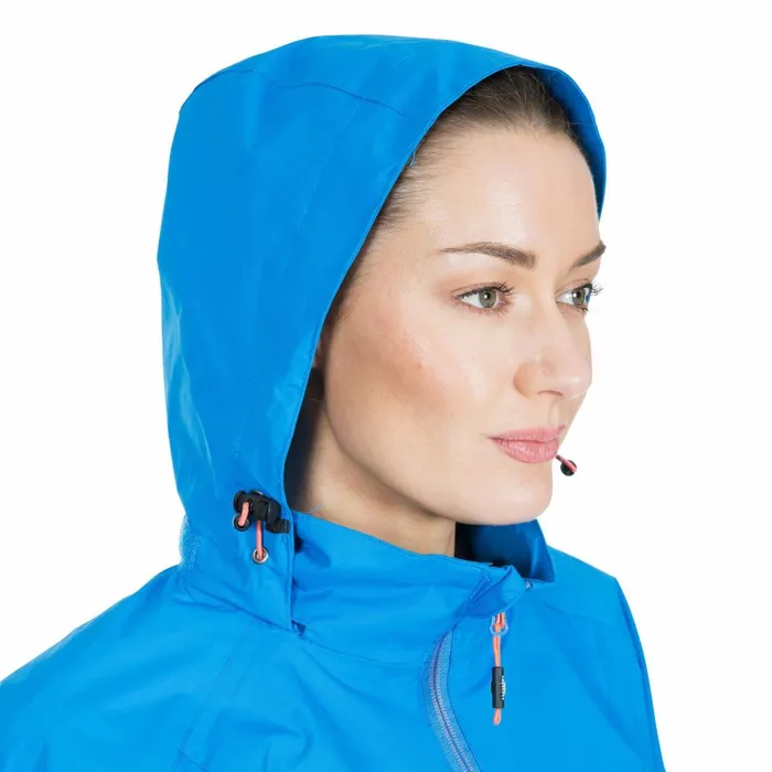 Blyton Waterproof Jacket Vibrant Blue Women Trespass Waterproof Jackets