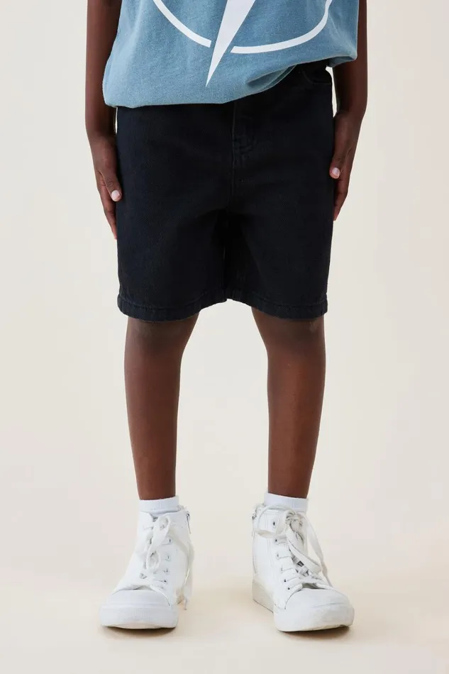 Boys Shorts Cotton On Regular Fit Short Burleigh Black