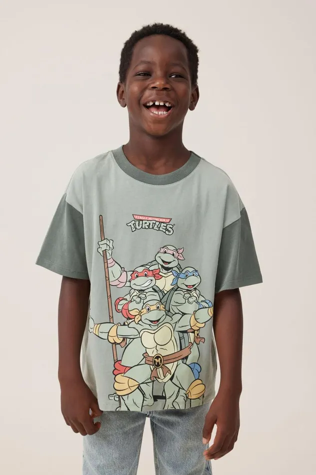 Boys Tops and TShirts Cotton On License Drop Shoulder Short Sleeve Tee Lcn Nic Deep Sage and Swag Greentmnt Bff Boys Tops and TShirts Cotton On License Drop Shoulder Short Sleeve Tee Lcn Nic Deep Sage and Swag Greentmnt Bff