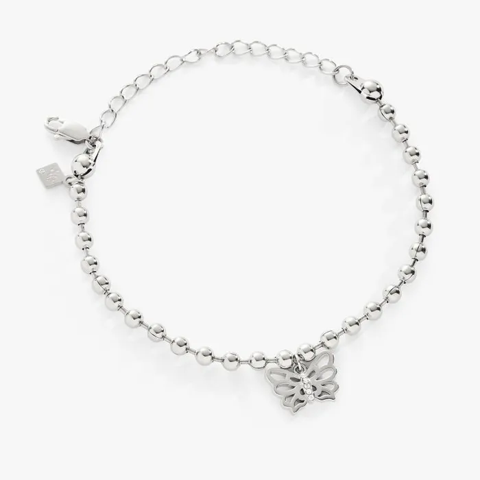 Bracelets Women Alex And Ani Butterfly Ball Chain Bracelet Stainless Steel Gold