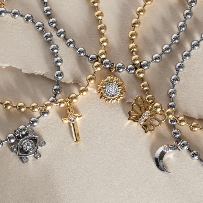 Bracelets Women Alex And Ani Butterfly Ball Chain Bracelet Stainless Steel Gold