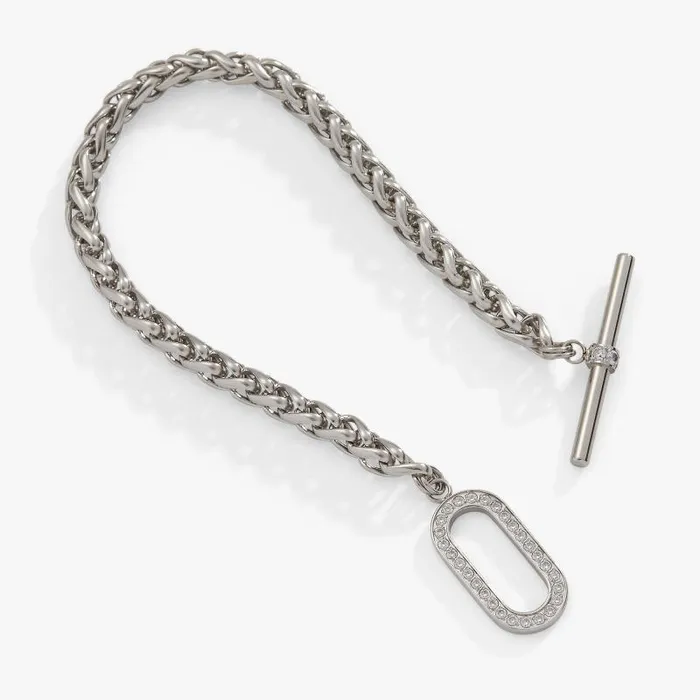 Bracelets Women Alex And Ani Pav Toggle Chain Bracelet Stainless Steel Silver