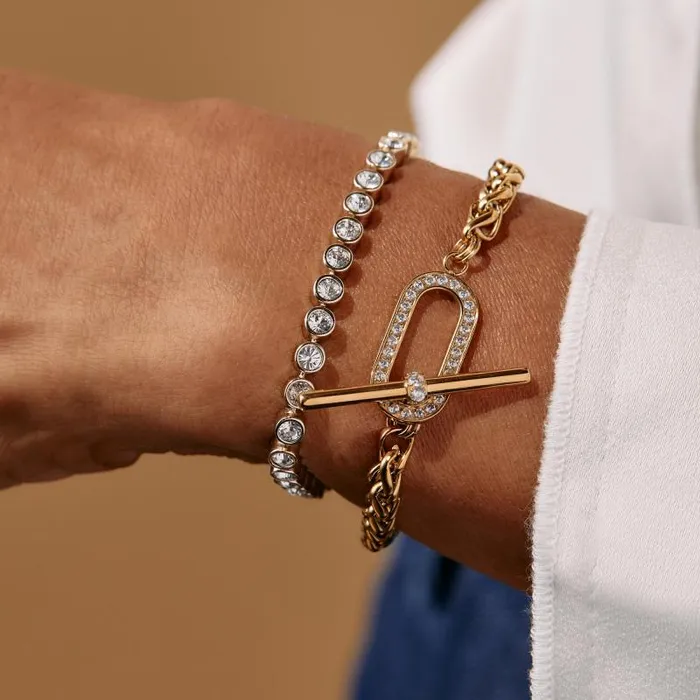 Bracelets Women Alex And Ani Pav Toggle Chain Bracelet Stainless Steel Silver
