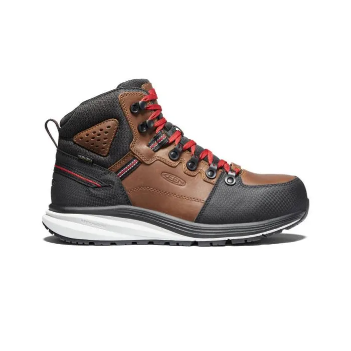 Brown Work Boots 8211 Red Hook Mid WP Men KEEN Work Boots and Shoes