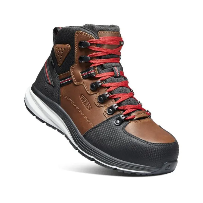 Brown Work Boots 8211 Red Hook Mid WP Men KEEN Work Boots and Shoes Brown Work Boots 8211 Red Hook Mid WP Men KEEN Work Boots and Shoes