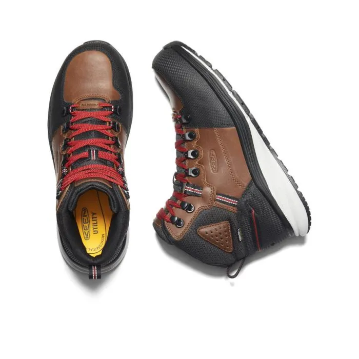 Brown Work Boots 8211 Red Hook Mid WP Men KEEN Work Boots and Shoes Brown Work Boots 8211 Red Hook Mid WP Men KEEN Work Boots and Shoes