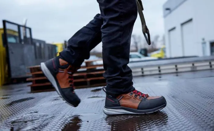 Brown Work Boots 8211 Red Hook Mid WP Men KEEN Work Boots and Shoes Brown Work Boots 8211 Red Hook Mid WP Men KEEN Work Boots and Shoes