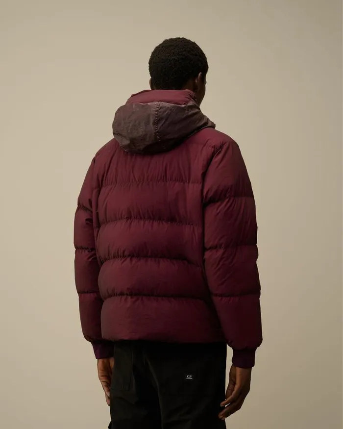 CP Company Jacket and Coats BiTM Goggle Down Jacket Potent Purple 8211 Man