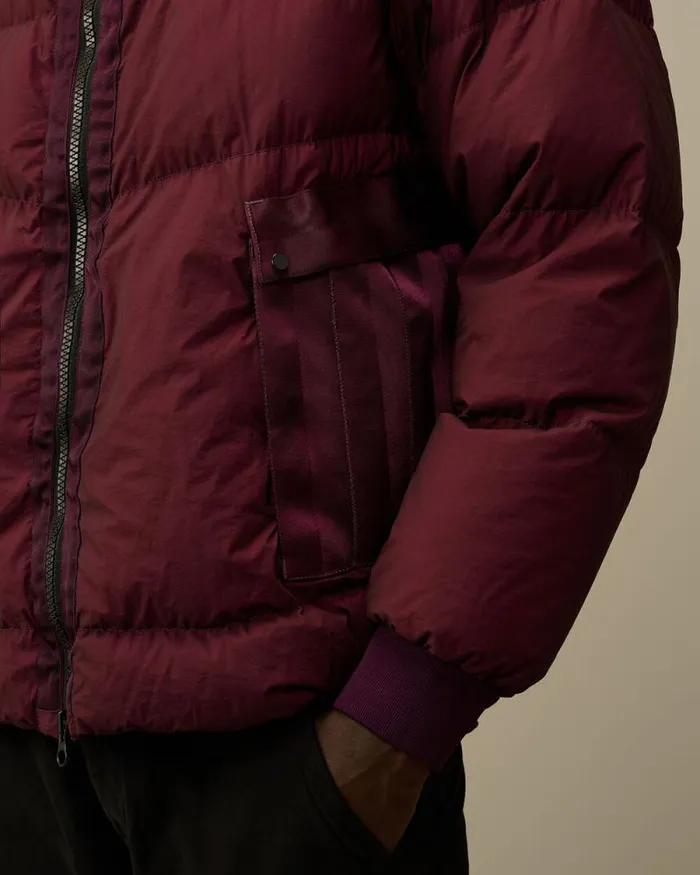 CP Company Jacket and Coats BiTM Goggle Down Jacket Potent Purple 8211 Man