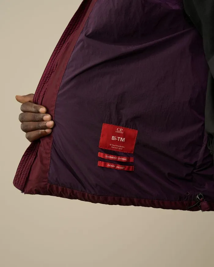 CP Company Jacket and Coats BiTM Goggle Down Jacket Potent Purple 8211 Man