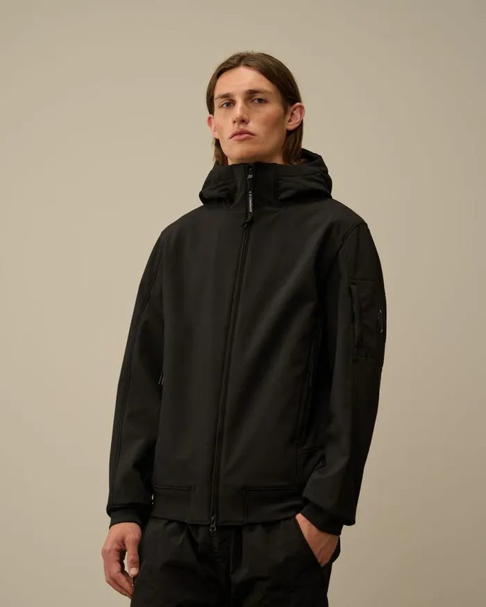 CP Company Jacket and Coats CP ShellR Hooded Jacket Black 8211 Man