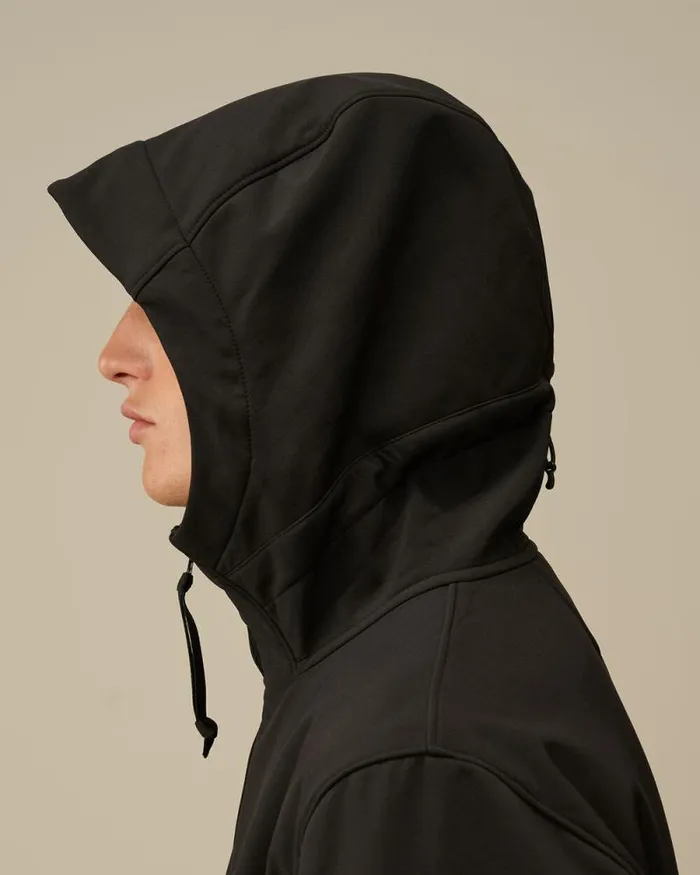 CP Company Jacket and Coats CP ShellR Hooded Jacket Black 8211 Man