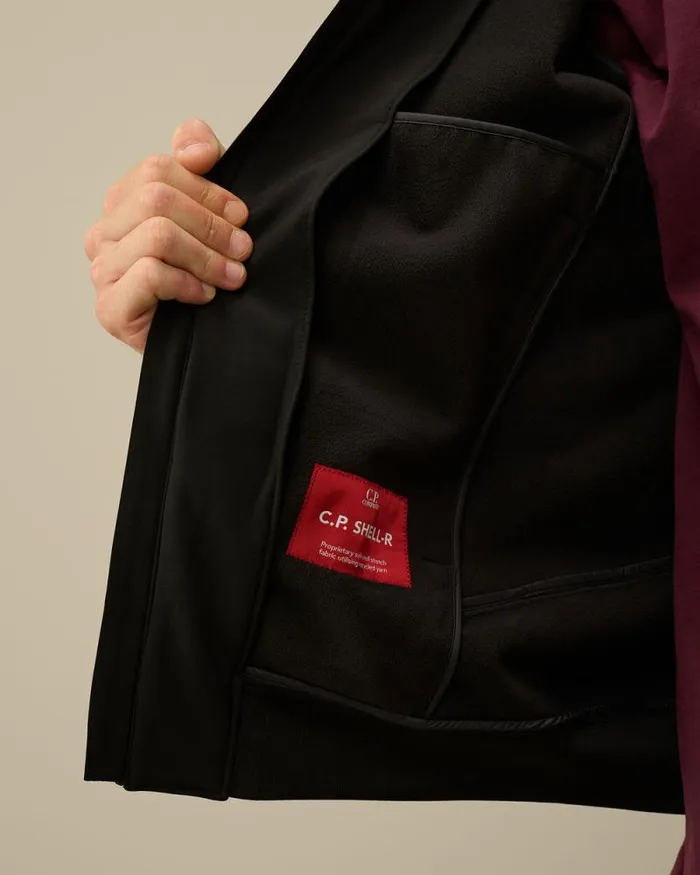 CP Company Jacket and Coats CP ShellR Hooded Jacket Black 8211 Man