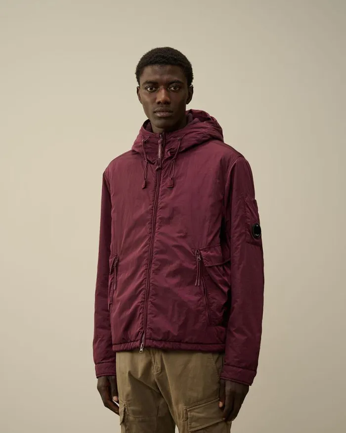 CP Company Jacket and Coats ChromeR Hooded Padded Jacket Potent Purple 8211 Man