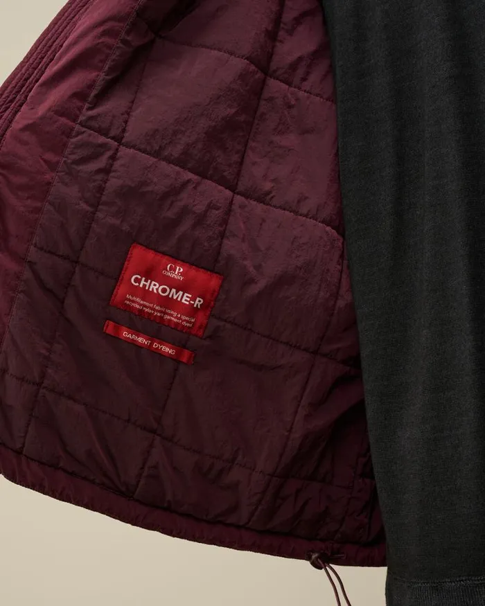 CP Company Jacket and Coats ChromeR Hooded Padded Jacket Potent Purple 8211 Man