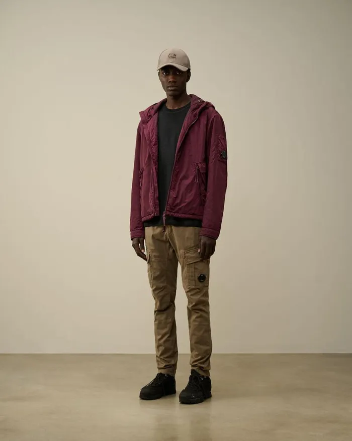 CP Company Jacket and Coats ChromeR Hooded Padded Jacket Potent Purple 8211 Man