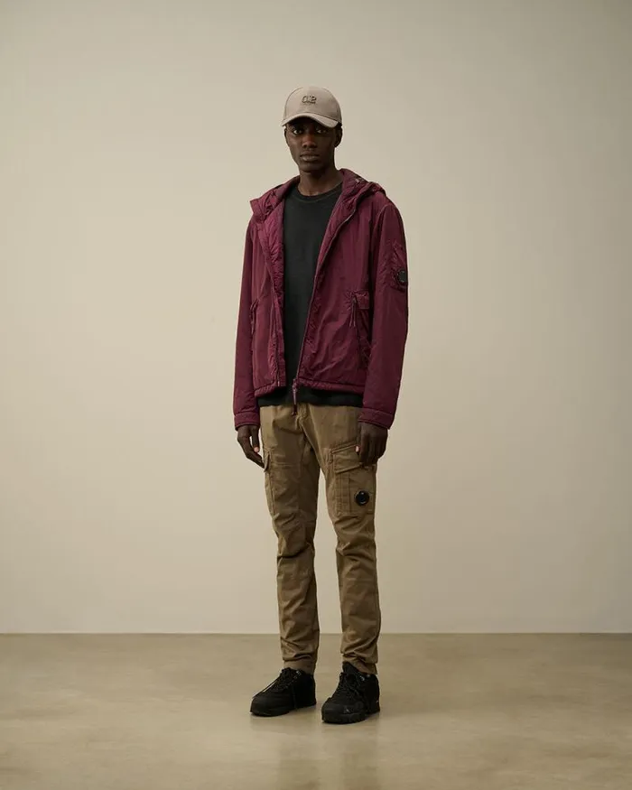 CP Company Jacket and Coats ChromeR Hooded Padded Jacket Potent Purple 8211 Man