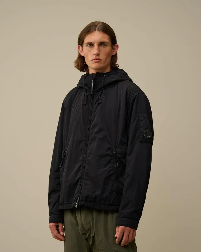 CP Company Jacket and Coats ChromeR Hooded Padded Jacket Total Eclipse Blue 8211 Man