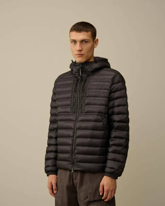 CP Company Jacket and Coats DD Shell Goggle Down Jacket Nightshade Purple 8211 Man