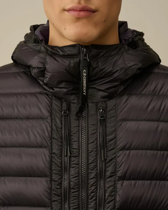 CP Company Jacket and Coats DD Shell Goggle Down Jacket Nightshade Purple 8211 Man