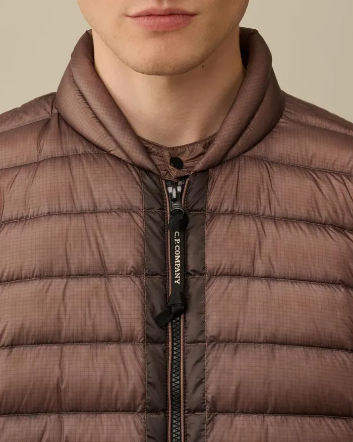 CP Company Jacket and Coats DD Shell Lens Down Jacket Purple Dove 8211 Man