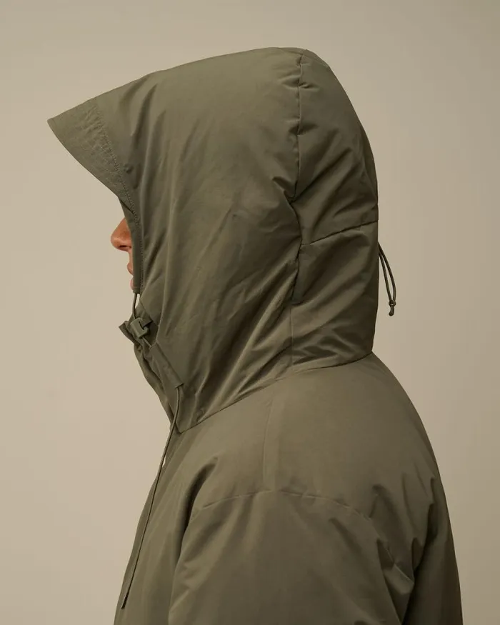 CP Company Jacket and Coats MicroM R Down Parka Grape Leaf Green 8211 Man