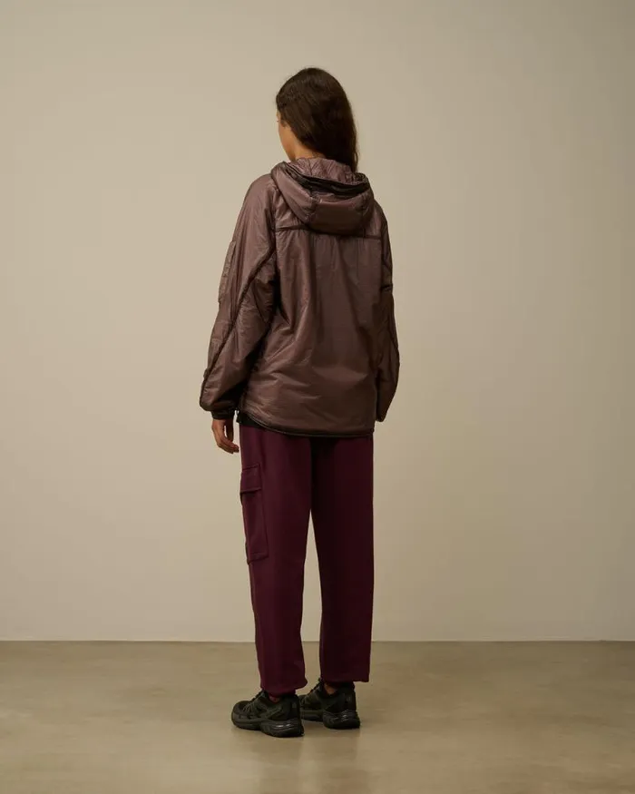CP Company Jacket and Coats Nada Shell Hooded Jacket Purple Dove 8211 Man