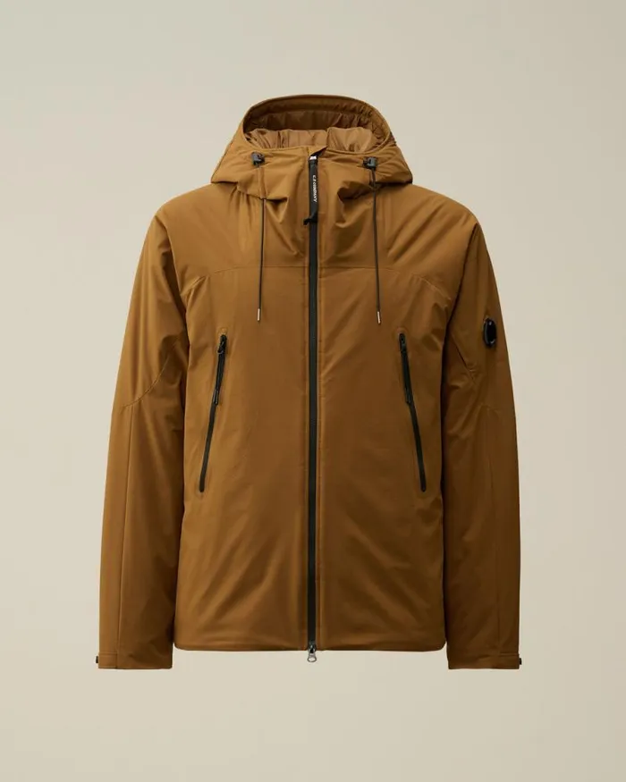 CP Company Jacket and Coats ProTek Hooded Padded Jacket Toffee Beige 8211 Man