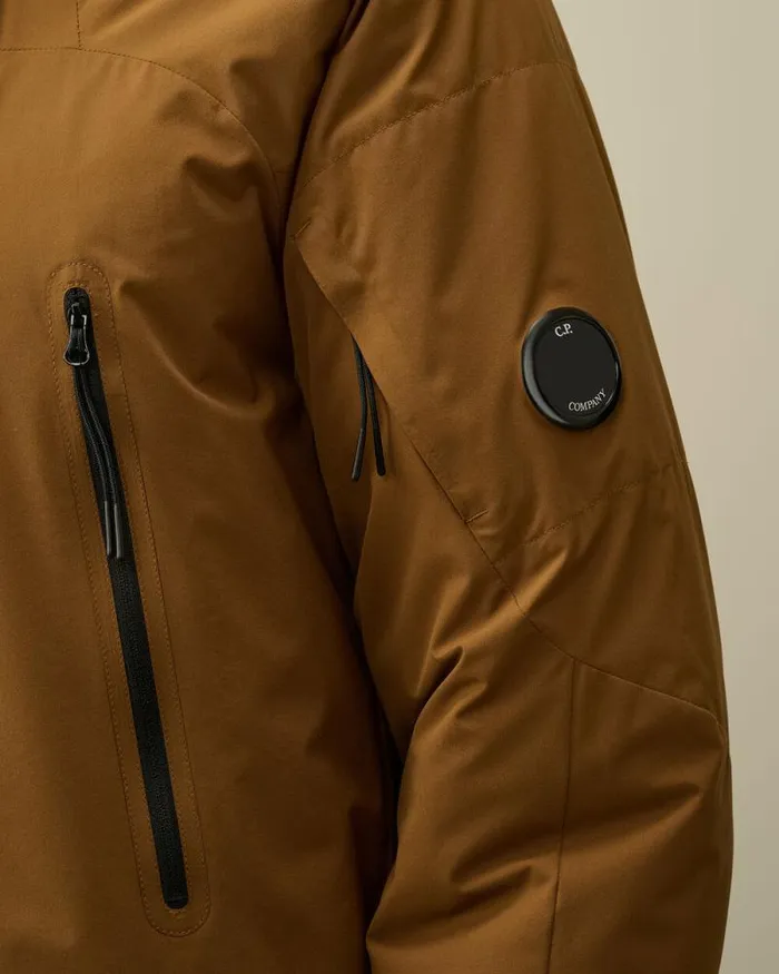 CP Company Jacket and Coats ProTek Hooded Padded Jacket Toffee Beige 8211 Man