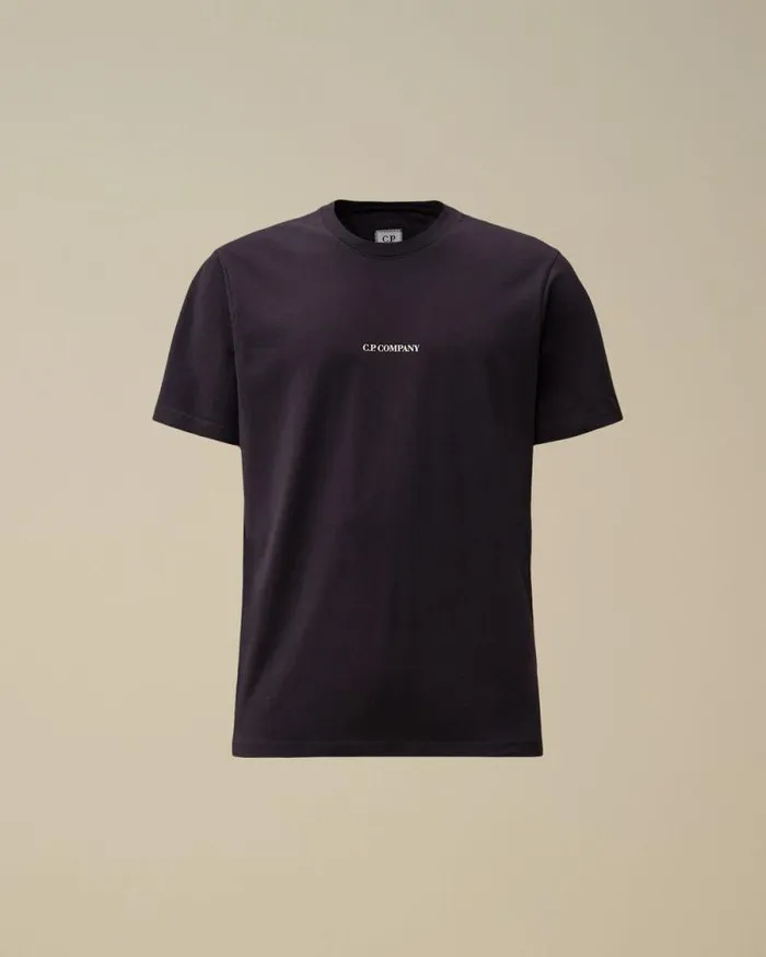 CP Company Tshirts and Polo 301 Jersey Printed Logo TShirt Nightshade Purple 8211 Man CP Company Tshirts and Polo 301 Jersey Printed Logo TShirt Nightshade Purple 8211 Man