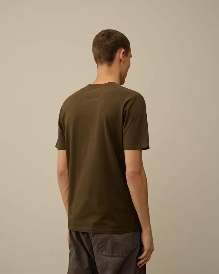 CP Company Tshirts and Polo 301 Jersey Waffled British Sailor TShirt Ivy Green 8211 Man