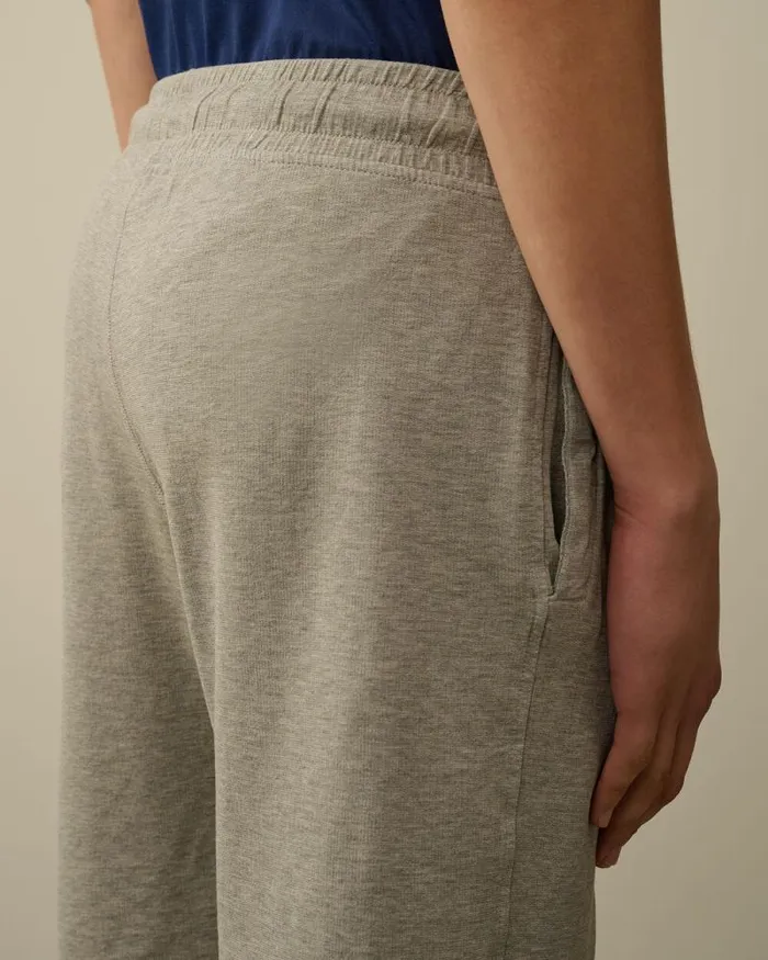 CP Company Tracksuits and Shorts Light Fleece Lens Shorts Greystone Melange 8211 Man