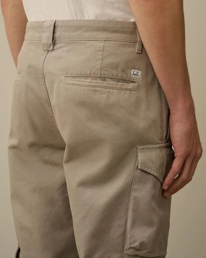 CP Company Trousers Vintage Army Structure Regular Cargo Pants Vintage Khaki Beige 8211 Man
