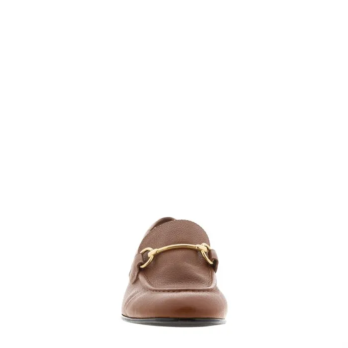 Carl Scarpa Arlie Tan Leather Snaffle Loafers Women Bestselling