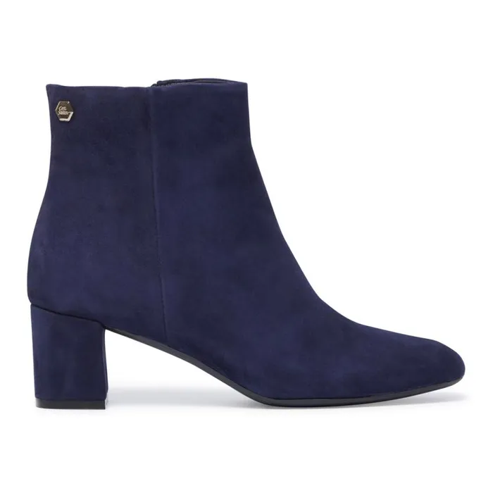 Carl Scarpa Effy Navy Suede Ankle Boots Women Suede Ankle Boots