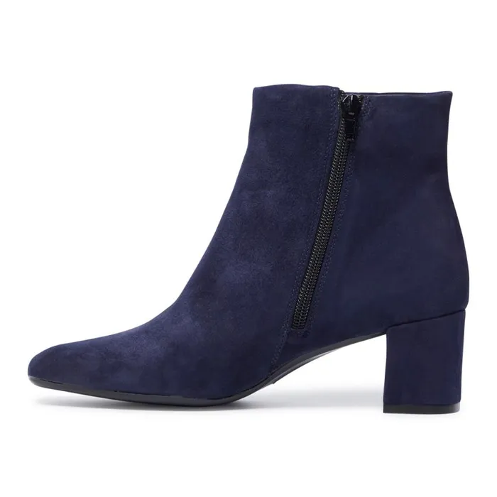 Carl Scarpa Effy Navy Suede Ankle Boots Women Suede Ankle Boots