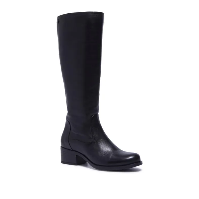 Carl Scarpa Gaido Black Leather Boots Women Leather Boots