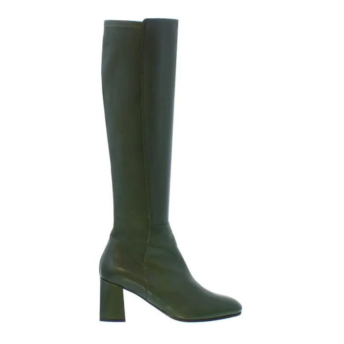 Carl Scarpa Jilly Green Italian Leather Knee High Boots Women Leather Boots