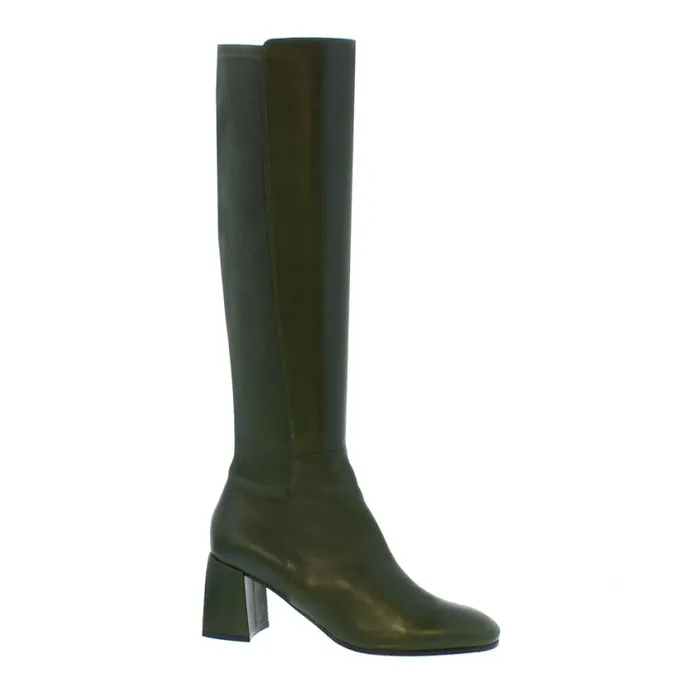 Carl Scarpa Jilly Green Italian Leather Knee High Boots Women Leather Boots