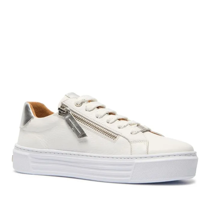Carl Scarpa Monique WhiteSilver Leather Trainers Women Trainers Carl Scarpa Monique WhiteSilver Leather Trainers Women Trainers