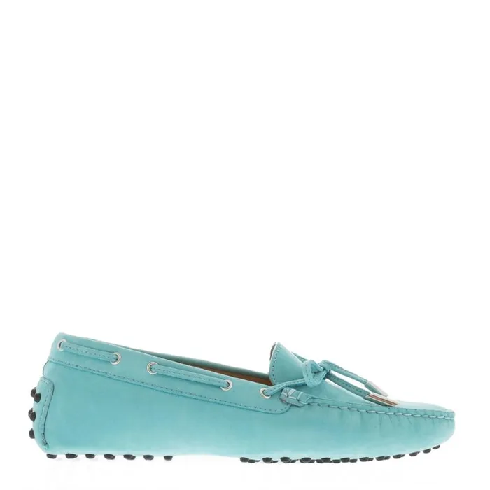 Carl Scarpa Venerdi Turquoise Nubuck Suede Loafers Women Suede Loafers