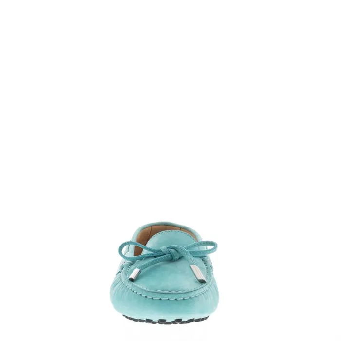 Carl Scarpa Venerdi Turquoise Nubuck Suede Loafers Women Suede Loafers