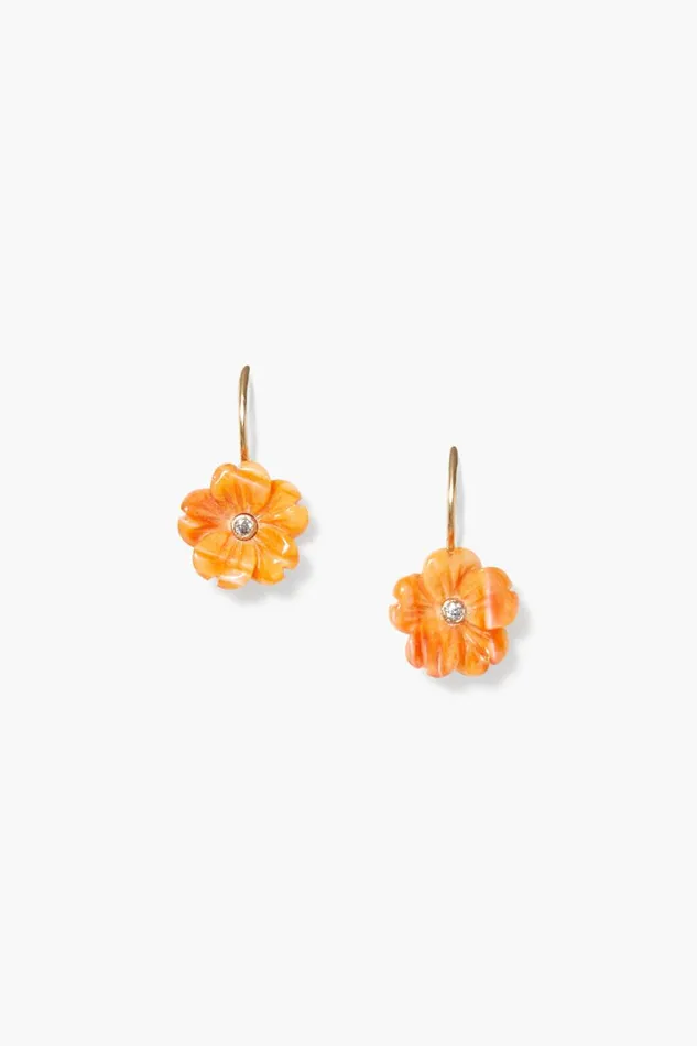 Chan Luu 14k Fine Women 14k Poppy Earrings Lion039s Paw