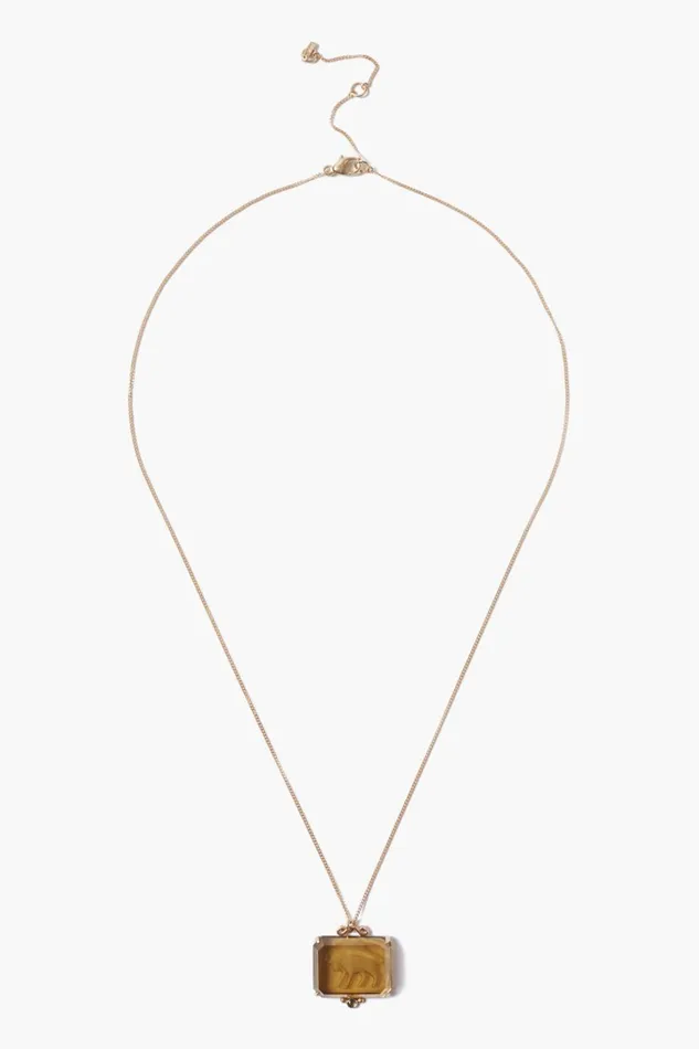 Chan Luu 14k Fine Women 14k Taurus Zodiac Necklace