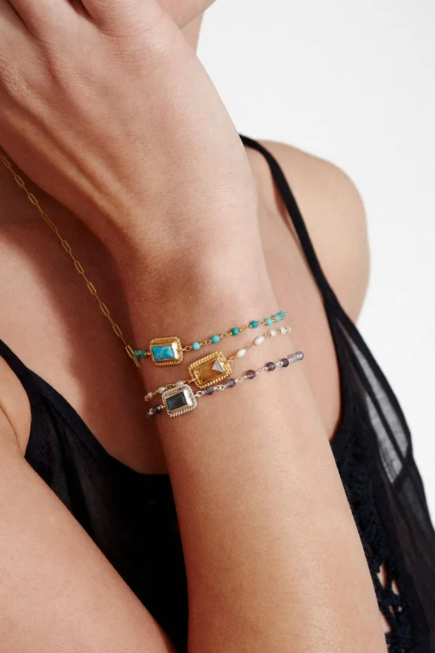 Chan Luu Bracelets Women Aura Bracelet Iolite Mix